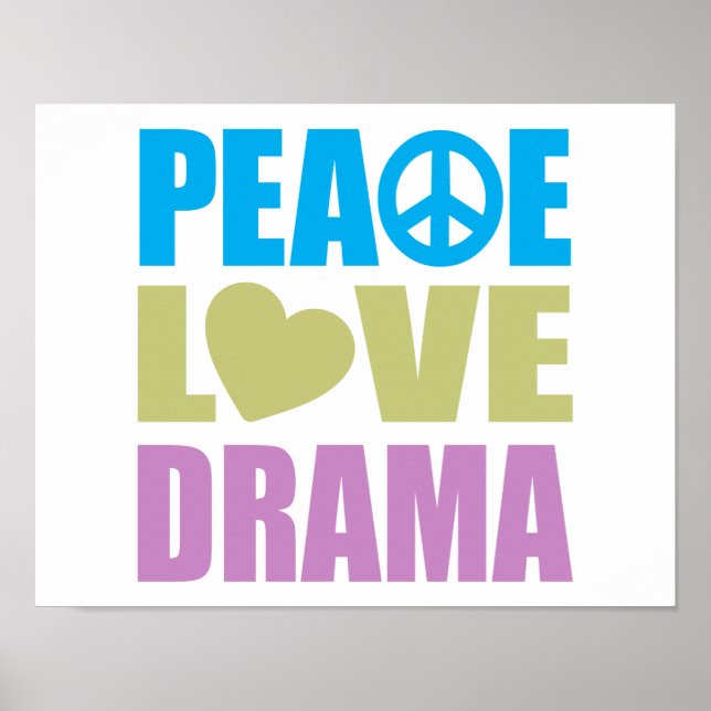 Poster Drama do Amor pela Paz (Frente)