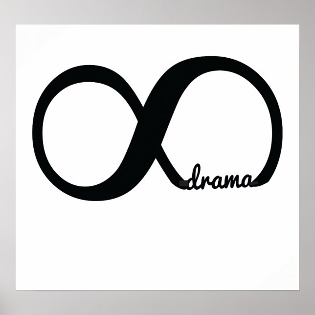 Pôster Drama Infinito (Frente)