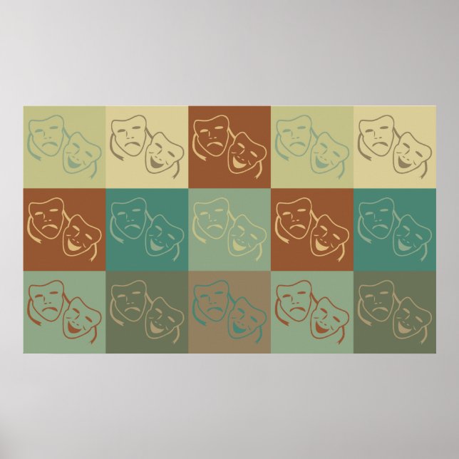 Poster Drama Pop Art (Frente)