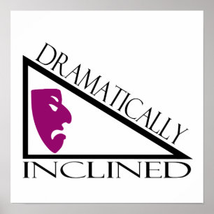 Poster Dramàtica inclinado