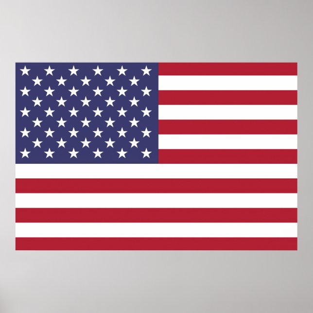 Poster Drapeau Etats-Unis (Frente)