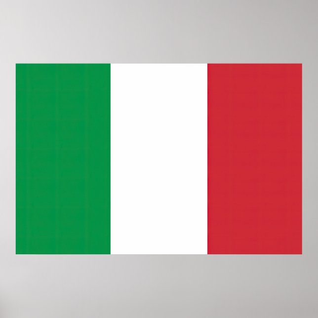 Poster Drapeau Italie Tricolore (Frente)
