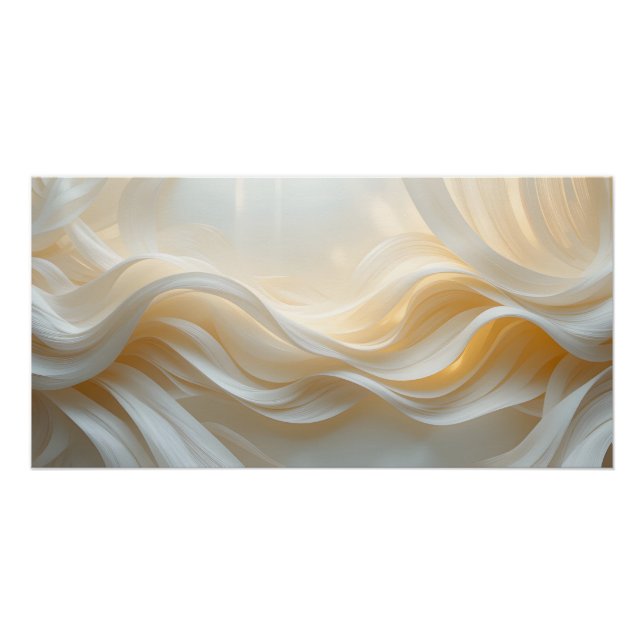 Pôster Drapery etéreo em papel (Frente)