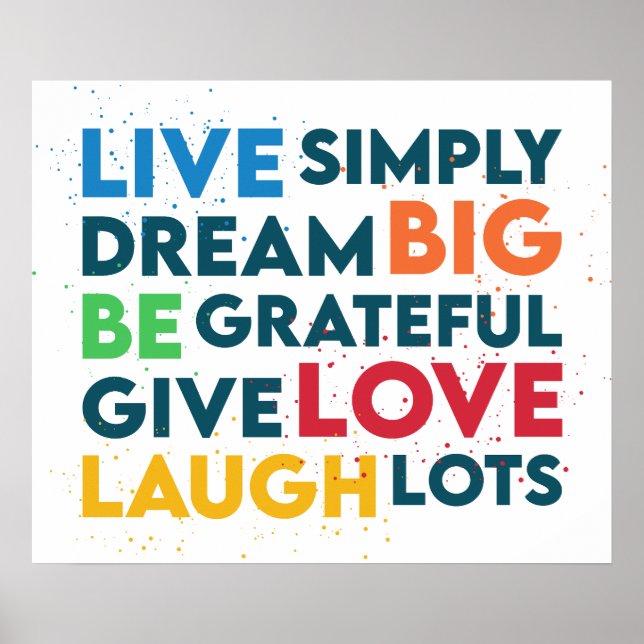 Poster Dream Big (Frente)