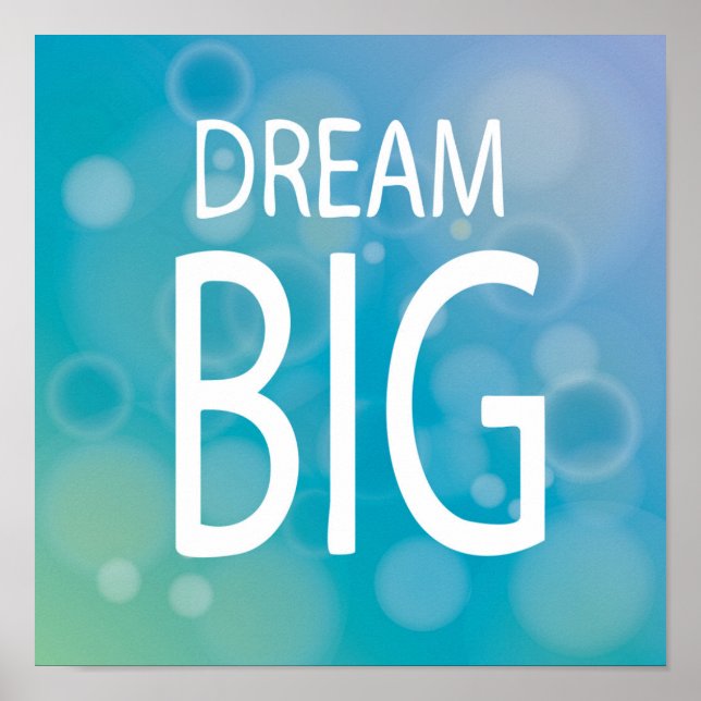 Poster Dream Big (Frente)
