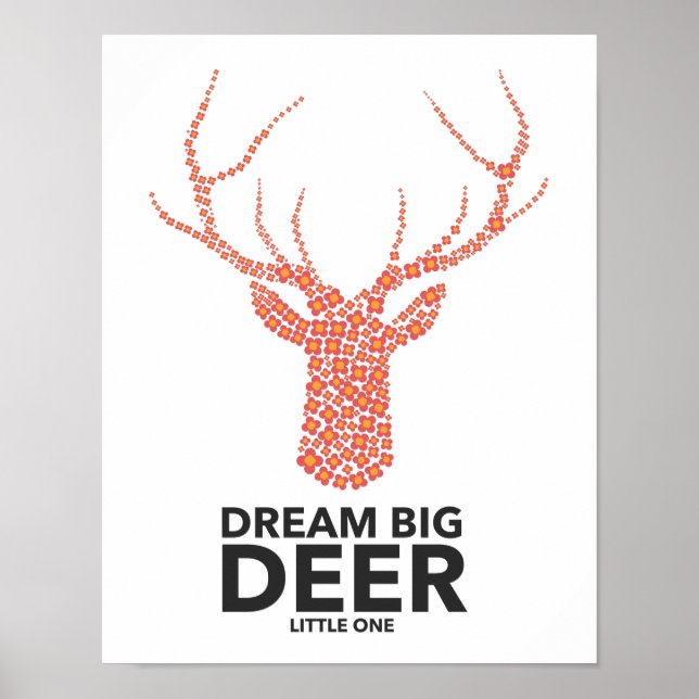 Poster Dream Big Deer Little One (Frente)