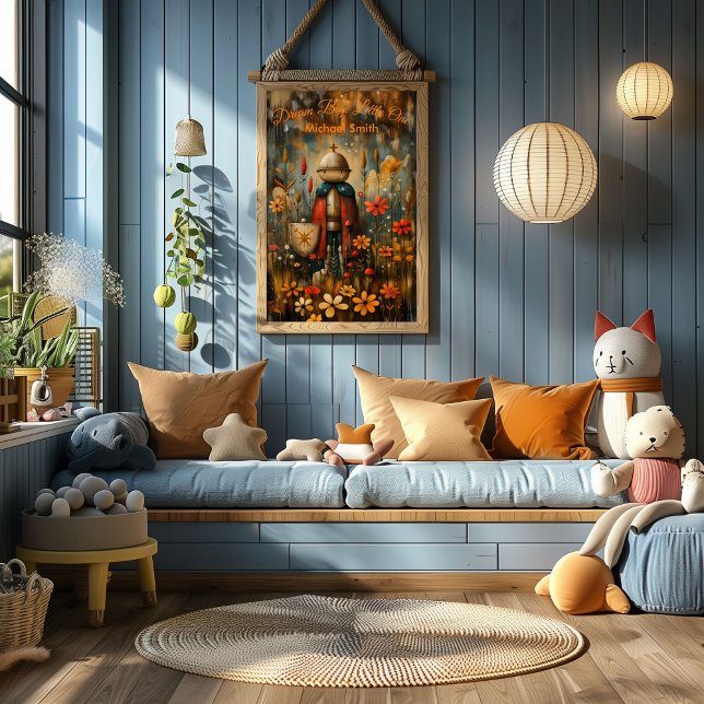 Pôster Dream Big, Little One - Póster Motivador infantil. (Criador carregado)