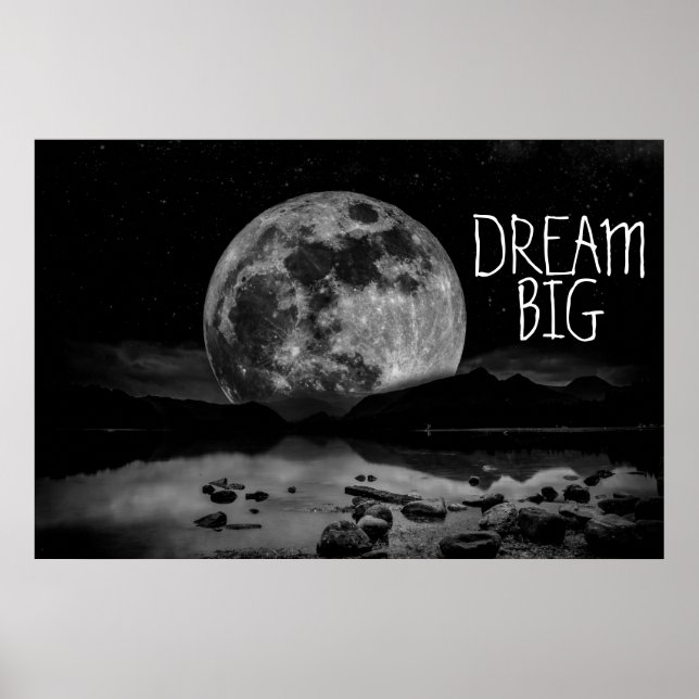 Poster Dream Big Moon (Frente)