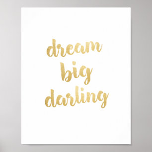 Poster Dream Grande Querido Dourado