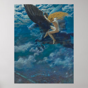 Poster Dream Idyll (A Valkyrie) por Edward Robert Hughes