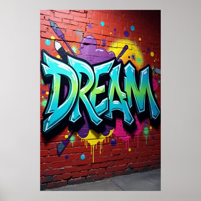 Poster DREAM in Wildstyle: Graffiti Awakening (Frente)