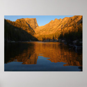 Poster Dream Lake à Luz do Nascer do Sol I