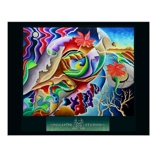 Pôster "Dream Vortex" Poster brilhante (Frente)