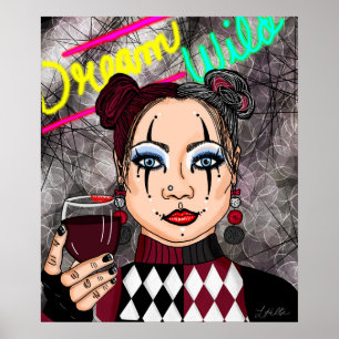 Poster Dream Wild Senhora Gótico