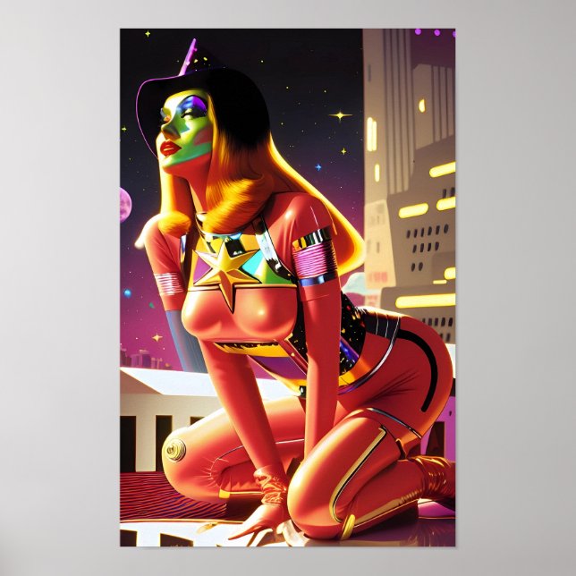 Poster Dream Witold Sobre Metropolis Ken Gage Sci-Fi (Frente)