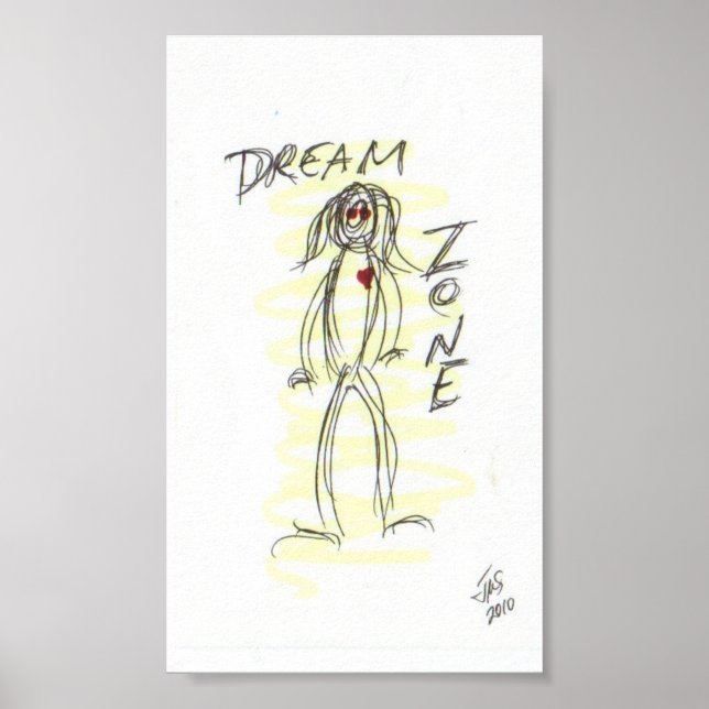 Poster Dream Zone - Arte Cobrir (Frente)