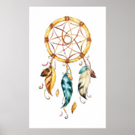 Poster Dreamcatcher 1 da Série Nativa Americana