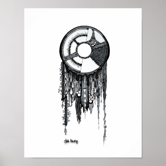 Pôster Dreamcatcher - Fundo Branco (Frente)