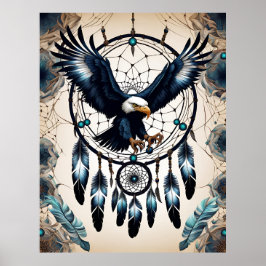 Poster Dreamcatcher Native American