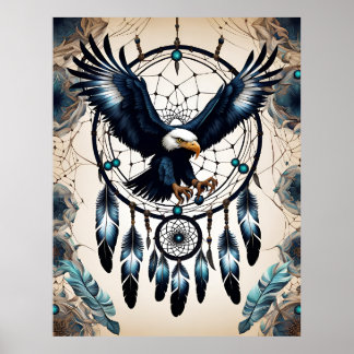 Poster Dreamcatcher Native American