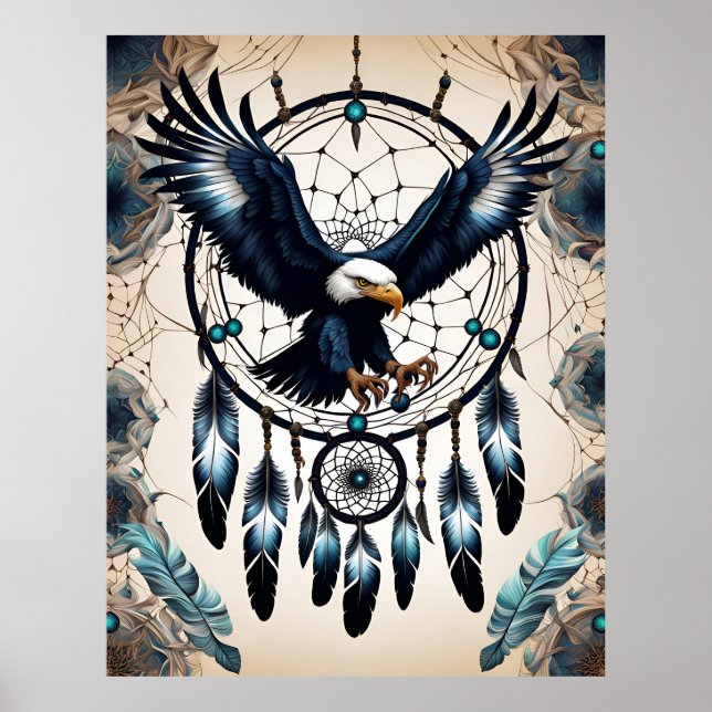 Poster Dreamcatcher Native American (Frente)