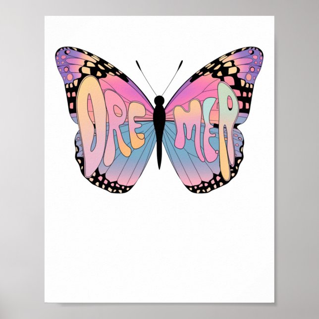 Poster Dreamer Butterfly Vibes (Frente)