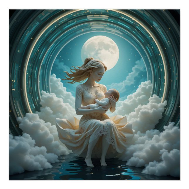 Pôster Dreamlike Maternal Cosmos (Frente)