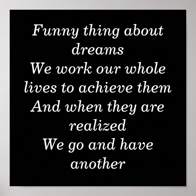 Poster Dreams (Frente)