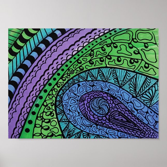 Poster Dreams in Blue (Frente)