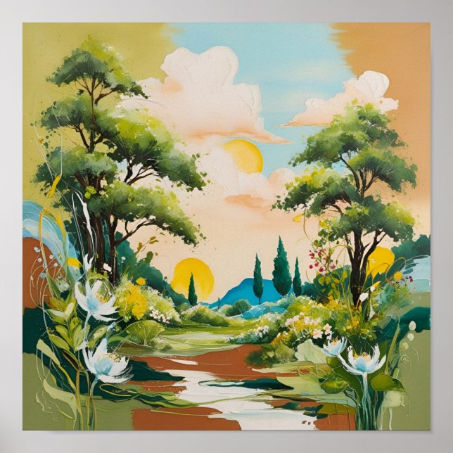 Poster Dreamscape Serenity (Frente)