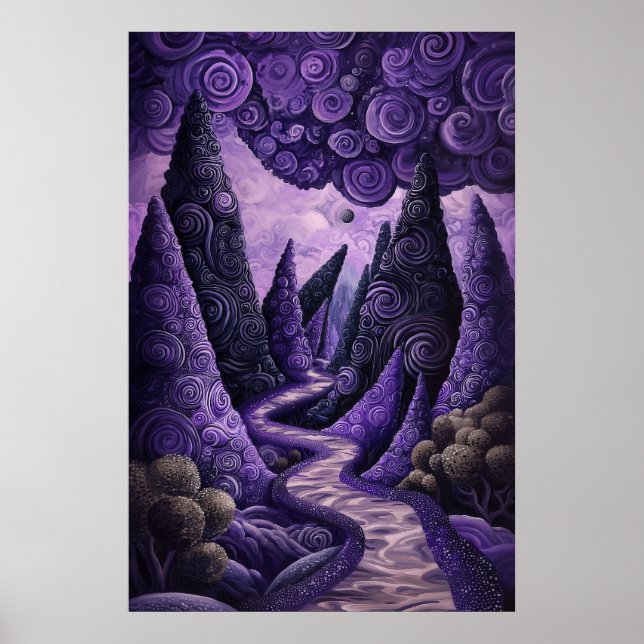 Poster Dreamscape Surrealista Cósmico 1802 (Frente)