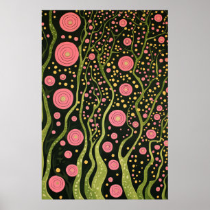 Poster Dreamscape Surrealista Cósmico 1819