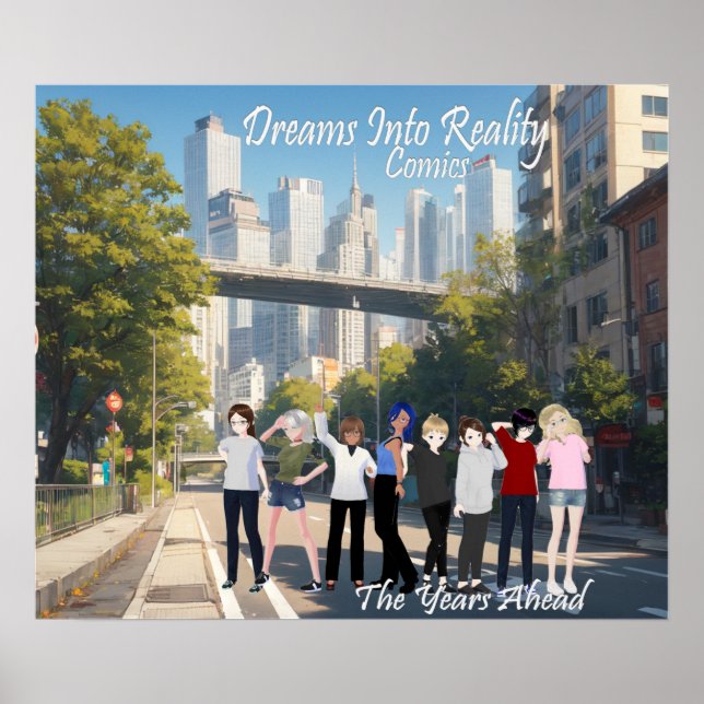 Poster DreamsIntoRealityComics Os Anos Seguintes De Arte  (Frente)