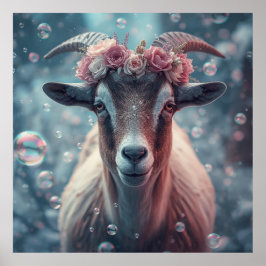 Poster Dreamy Goat Art