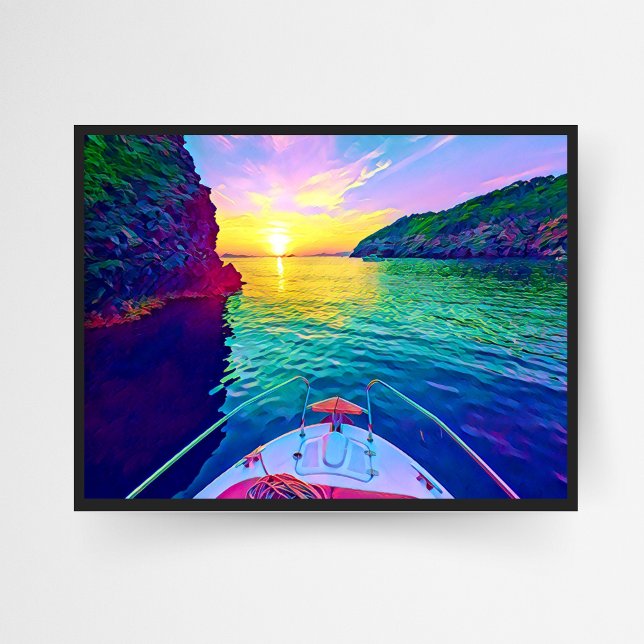 Pôster Dreamy Mediterranean Summers on the Sea (Criador carregado)