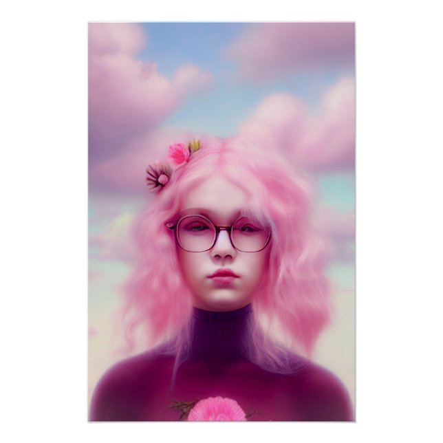 Pôster Dreamy Rosa (Frente)