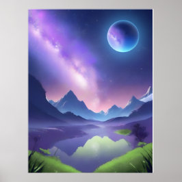 Poster Dreamy Starry Night