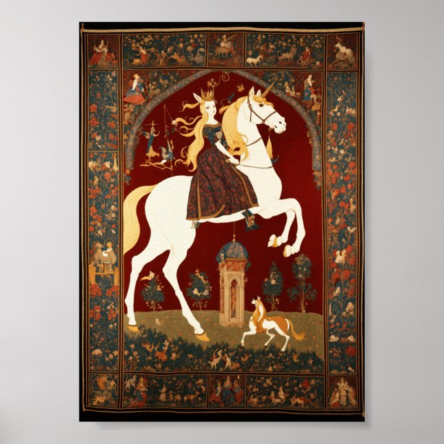 Poster Dreamy Sunset Tapeçaria - Pastel Molhado Aestético (Frente)