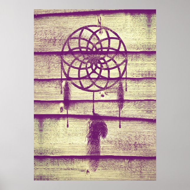 Pôster Drecher Catcher Purple Wood (Frente)