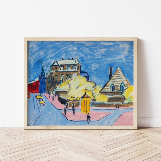 Poster Dresden | Ernst Ludwig Kirchner (Criador carregado)