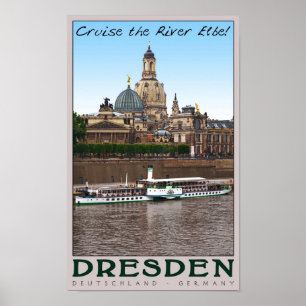Pôster Dresden - no Elbe