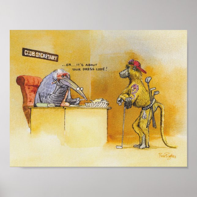 Poster Dress code (Frente)