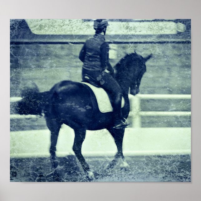 Poster Dressage Grunge (Frente)