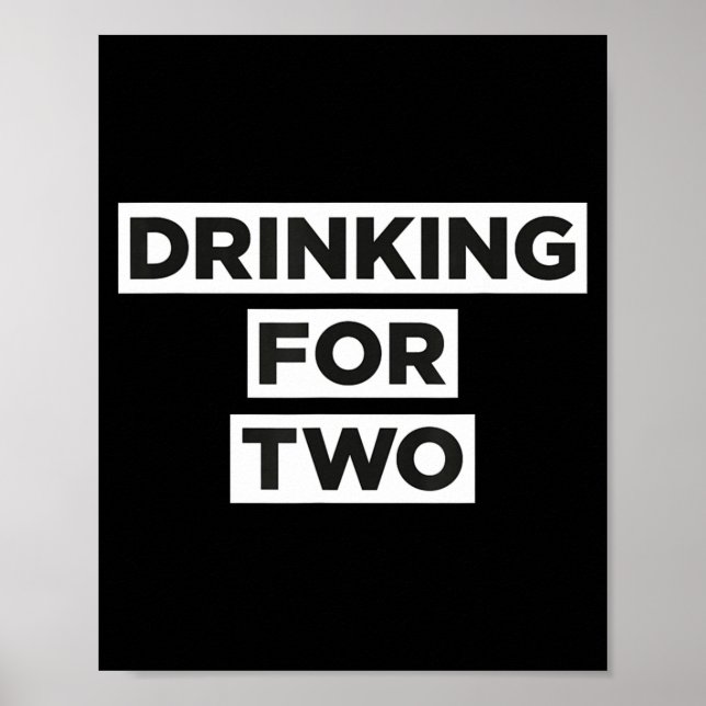 Poster Drinking For Two  (Frente)