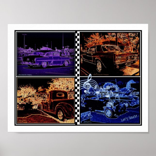 Poster Drive-In com os clássicos (Frente)