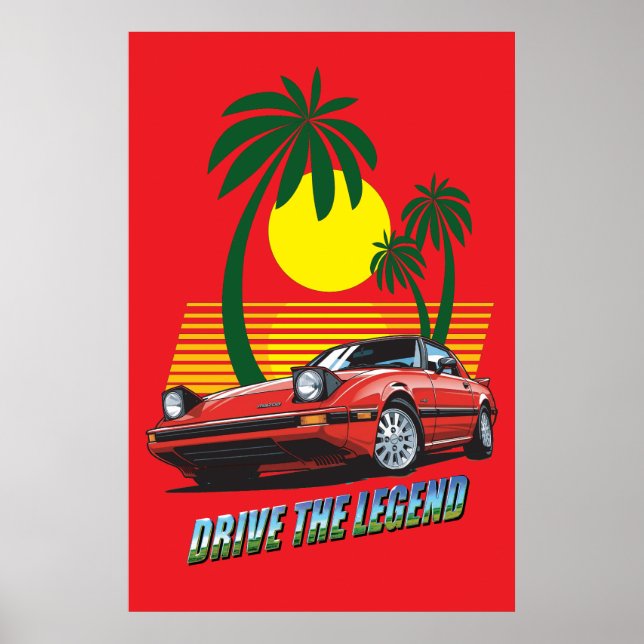 Poster 'Drive the Legend' v02 (Frente)