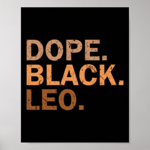 Poster Droga Preto Leão Melanina Africano Zodíaco Leão