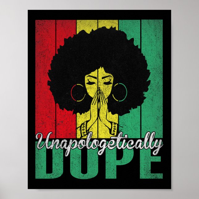 Poster Drogas sem desculpas depois da história negra (Frente)