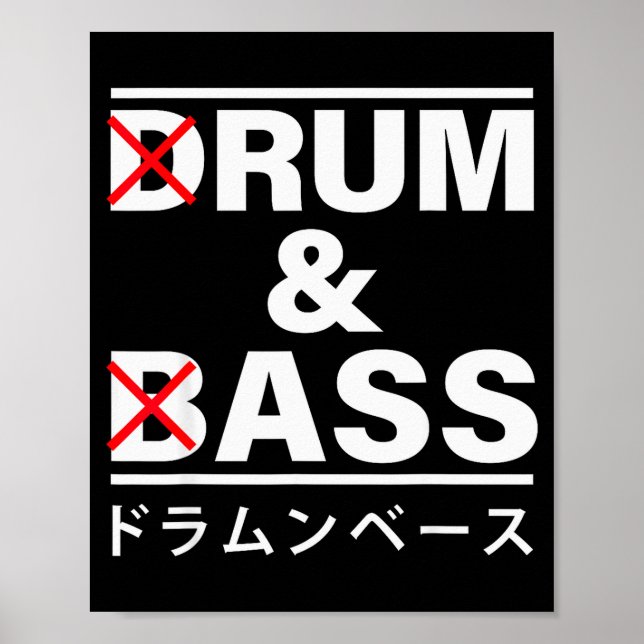 Poster Drum And B Japanese Funny  (Frente)