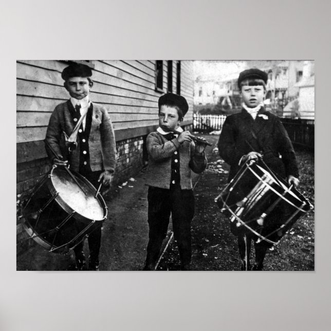 Pôster Drummer Boys de 1930 (Frente)
